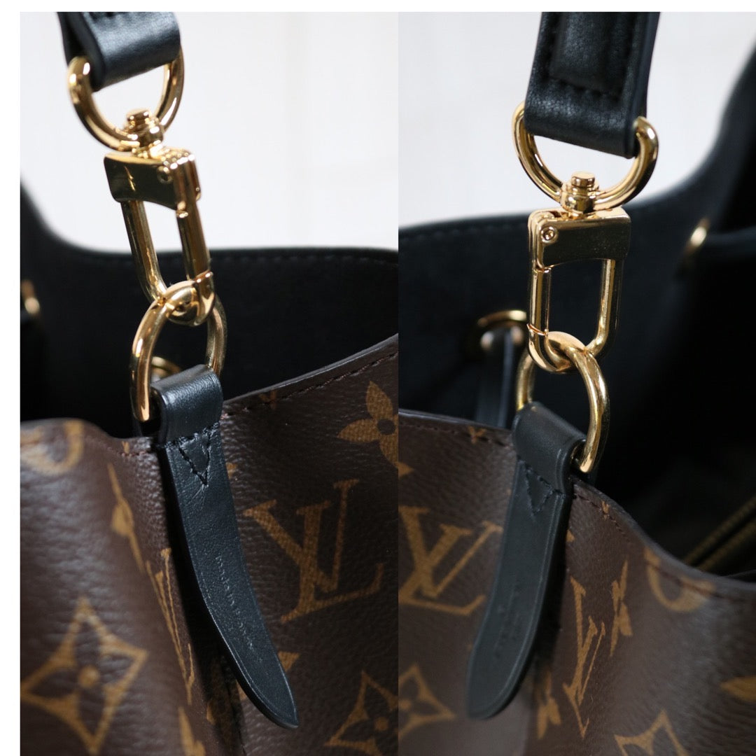 Rank A ｜ LV Monogram Shoulder Bag Black｜S24041501
