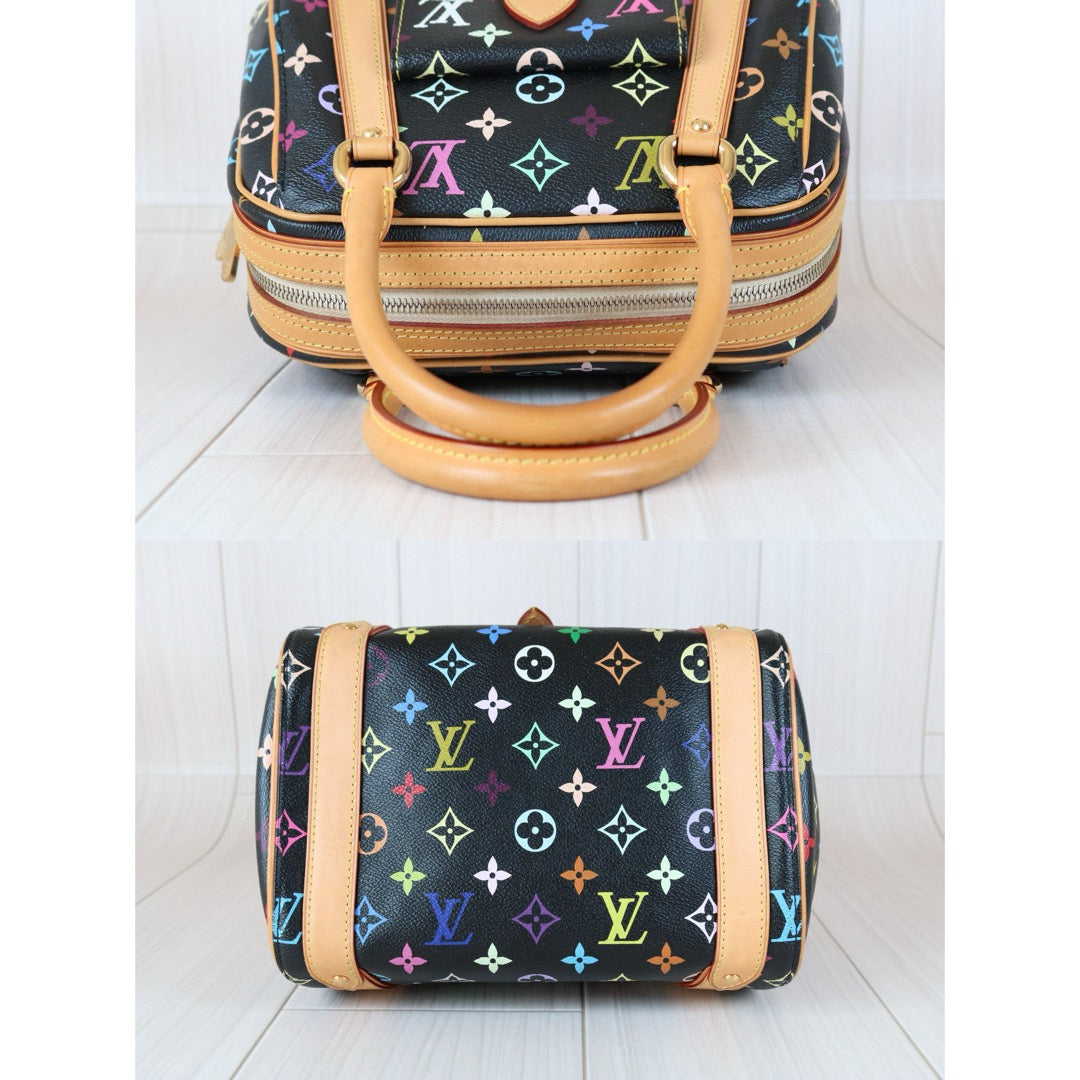 Rank AB｜  LV Monogram  Multicolor Bowling Bag Hand Bag ｜S24082201