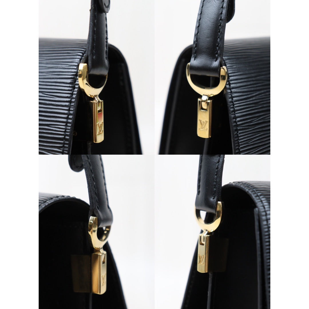 Rank AB｜ LV Epi Shoulder Bag Black｜24052321