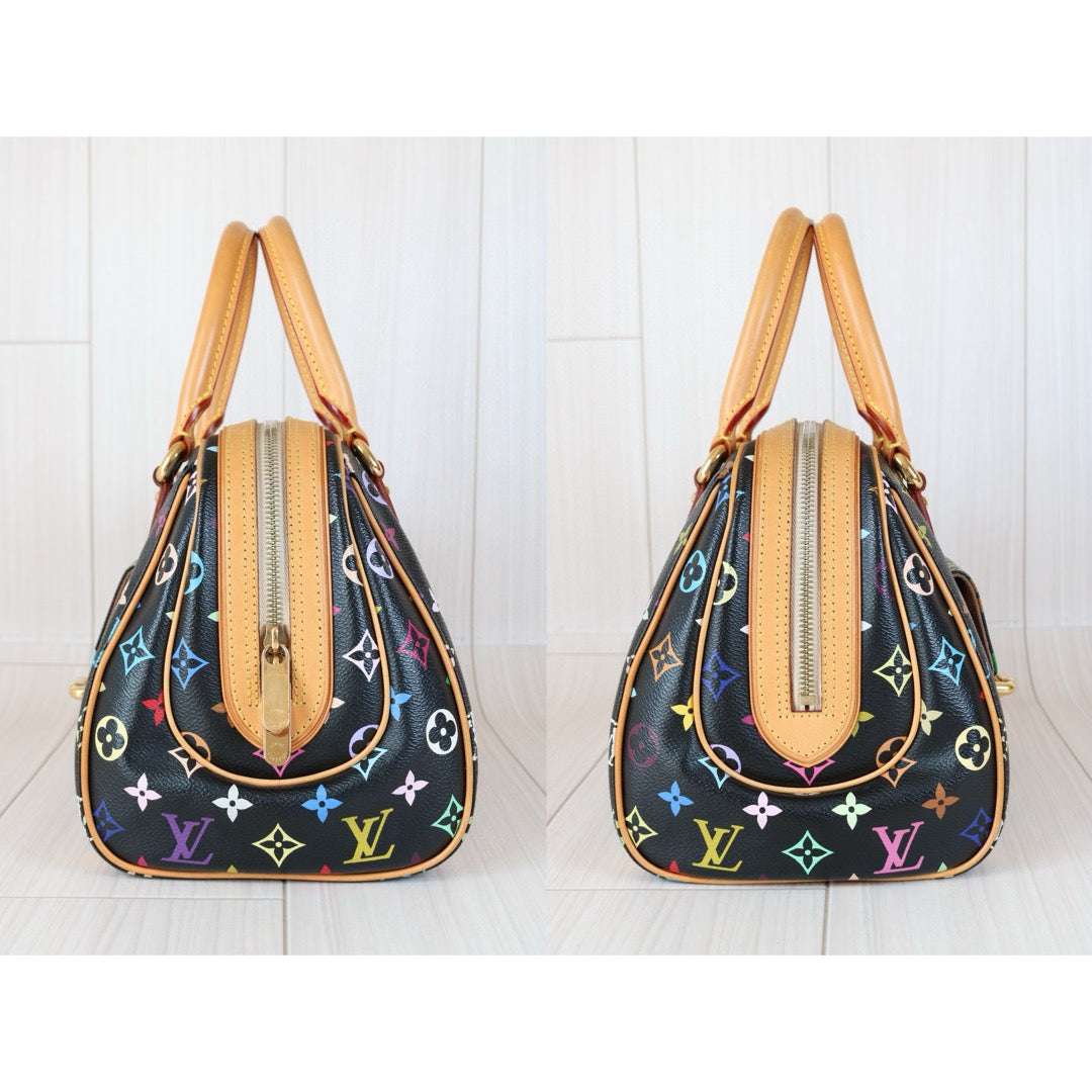 Rank AB｜  LV Monogram  Multicolor Bowling Bag Hand Bag ｜S24082201