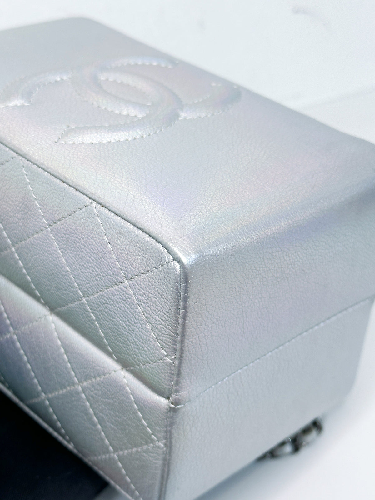 CHANEL RARE LIMITED EDITION LAIT DE COCO MILK CARTON BAG 2009 holo