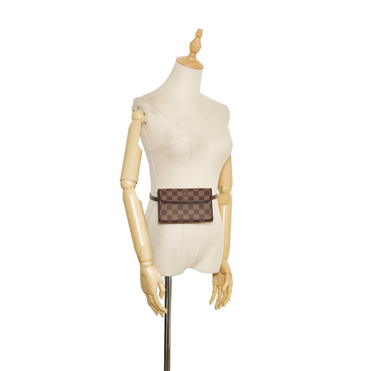 Louis Vuitton Pochette Florentine Damier Ebene Canvas