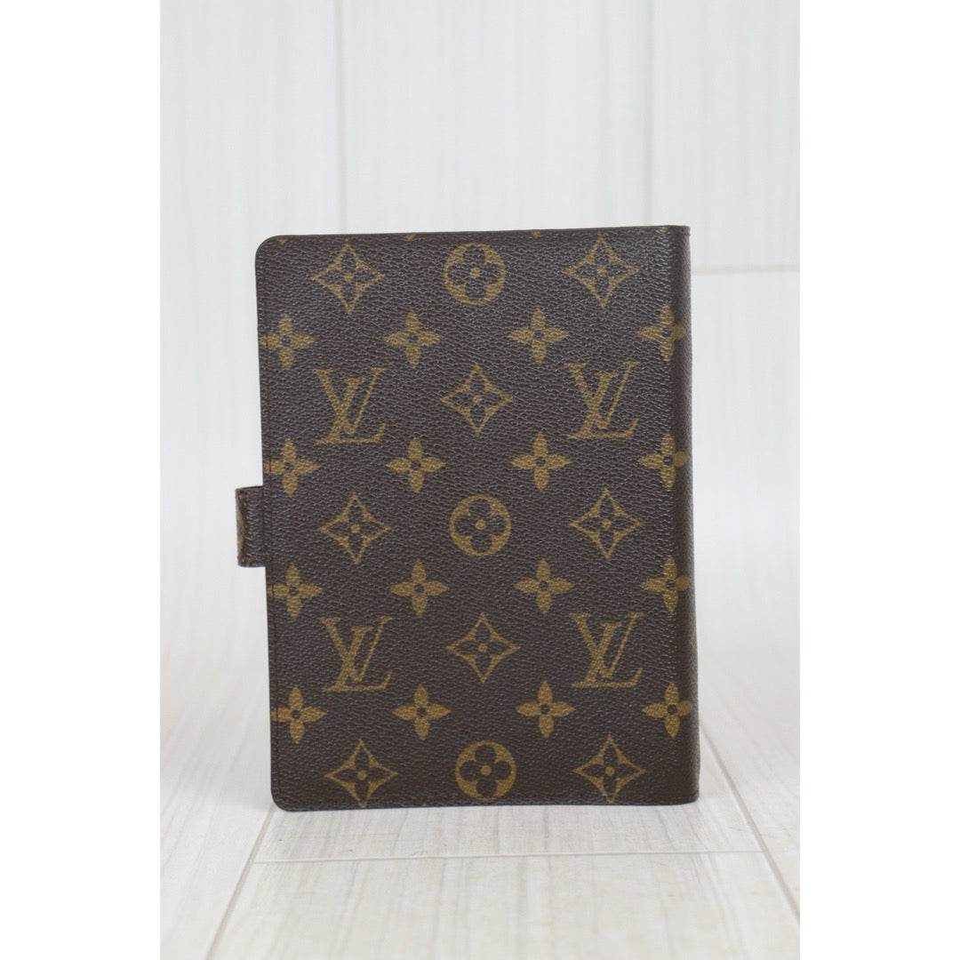 Good ( Rank AB) ｜ LV Monogram Medium Ring Agenda Cover Notebook Cover ｜24092606