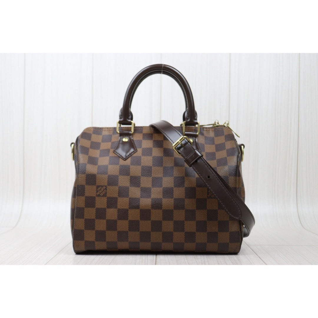 Good ( Rank AB)｜ LV Damier Speedy 25 Hand Bag With Shoulder Strap｜S25021016