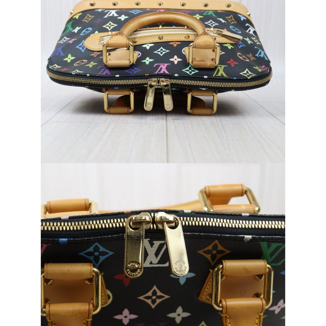 Good ( Rank AB)｜  LV Monogram  Multicolor Alma Black Hand Bag ｜24122619