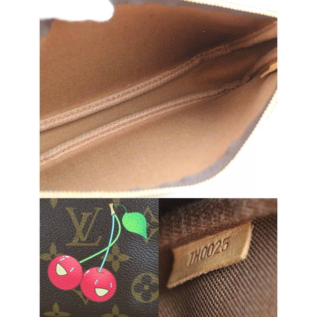Very Good ( Rank A)｜ LV Takashi Murakam Cherry Monogram Pochette Accessoires ｜B25011008