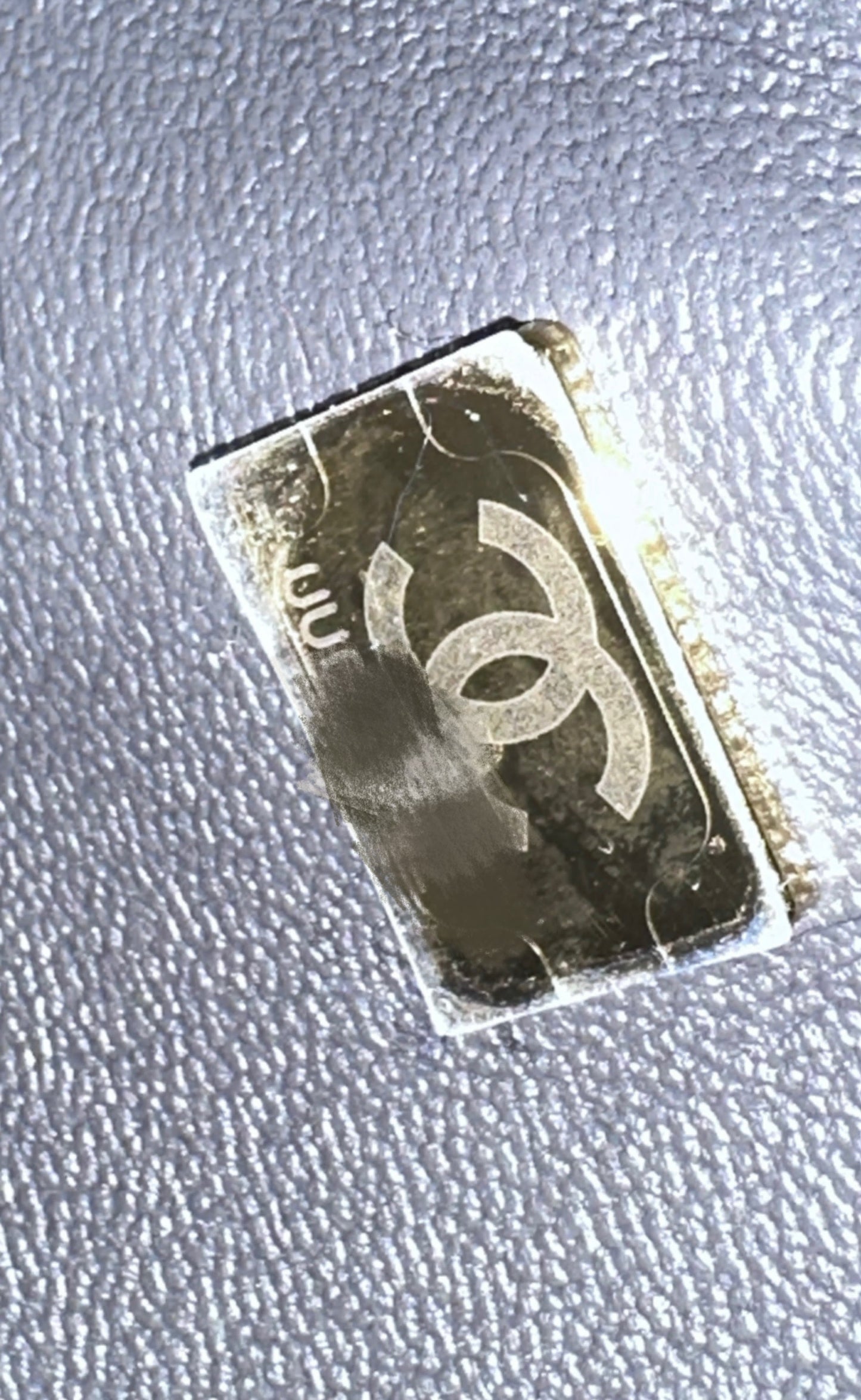 CHANEL Caviar Quilted Small Double Flap Dark Grey