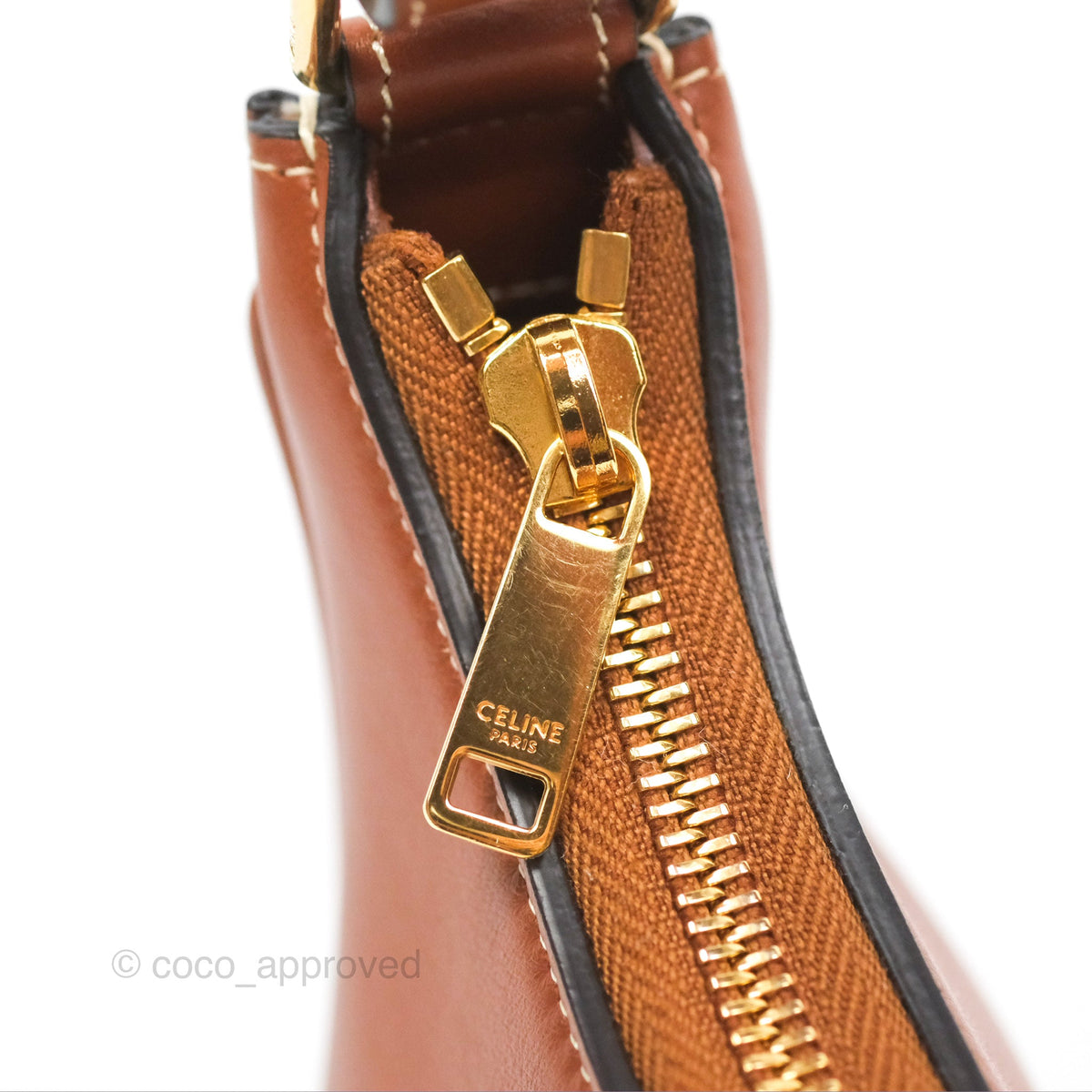 Celine Ava Bag In Smooth Calfskin Tan