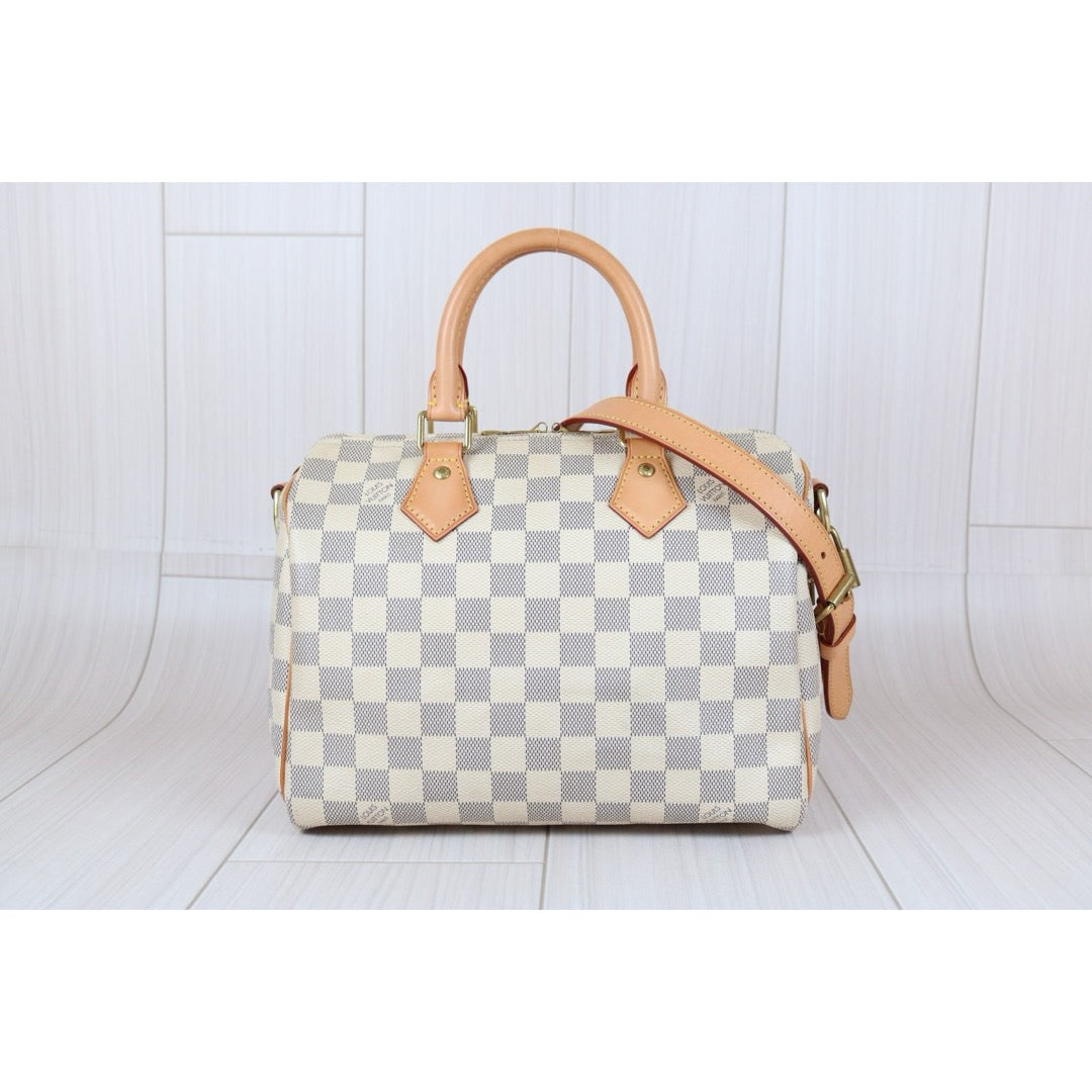 Good ( Rank AB)｜ LV Azul Speedy 25 Hand Bag With Shoulder Strap ｜S24092501