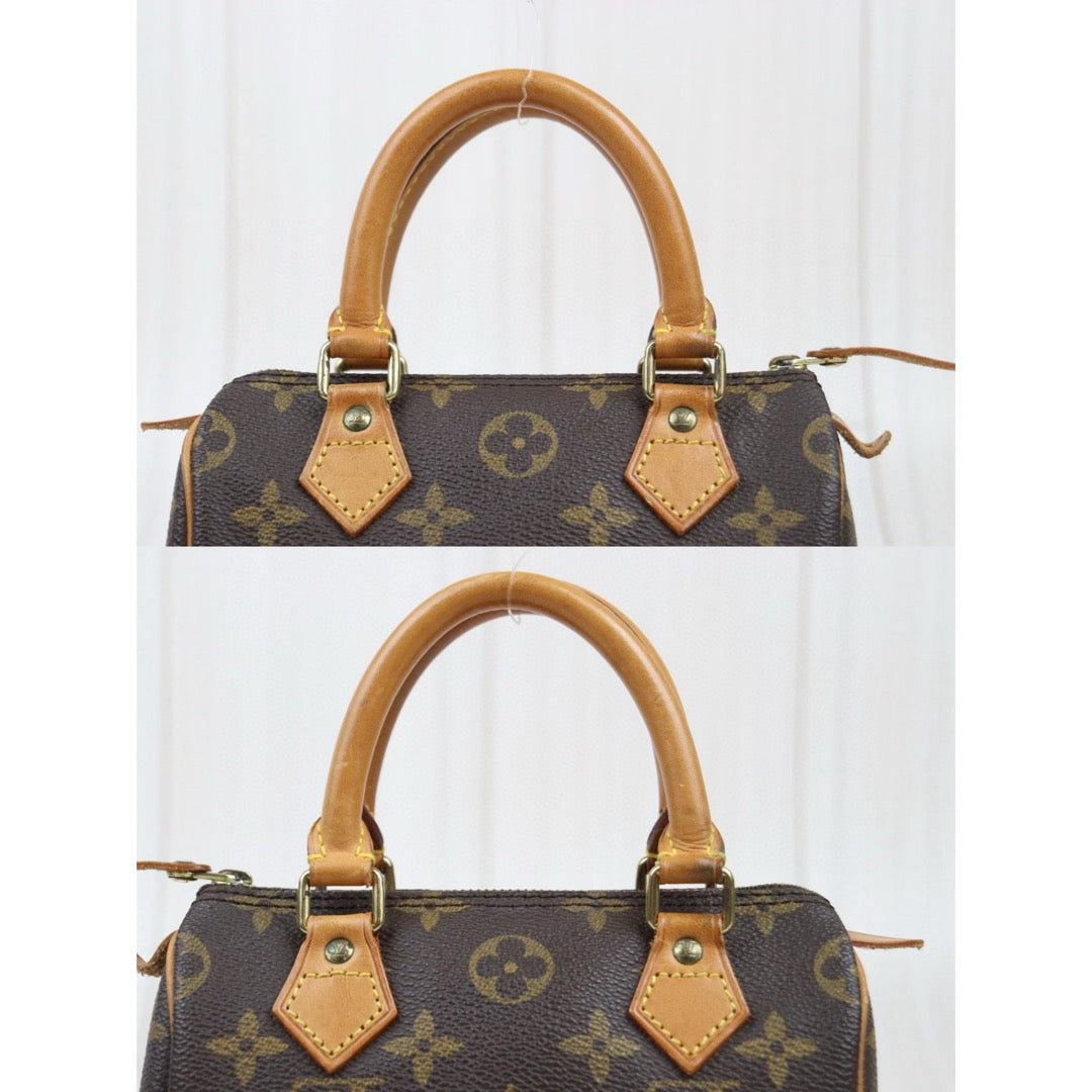 Good ( Rank AB)｜ LV Monogram Mini Speedy Handbag With Shoulderstrap｜25021003