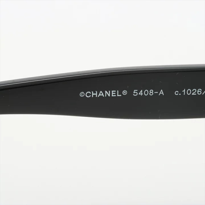 Chanel 5408-A Sunglasses Plastic Black