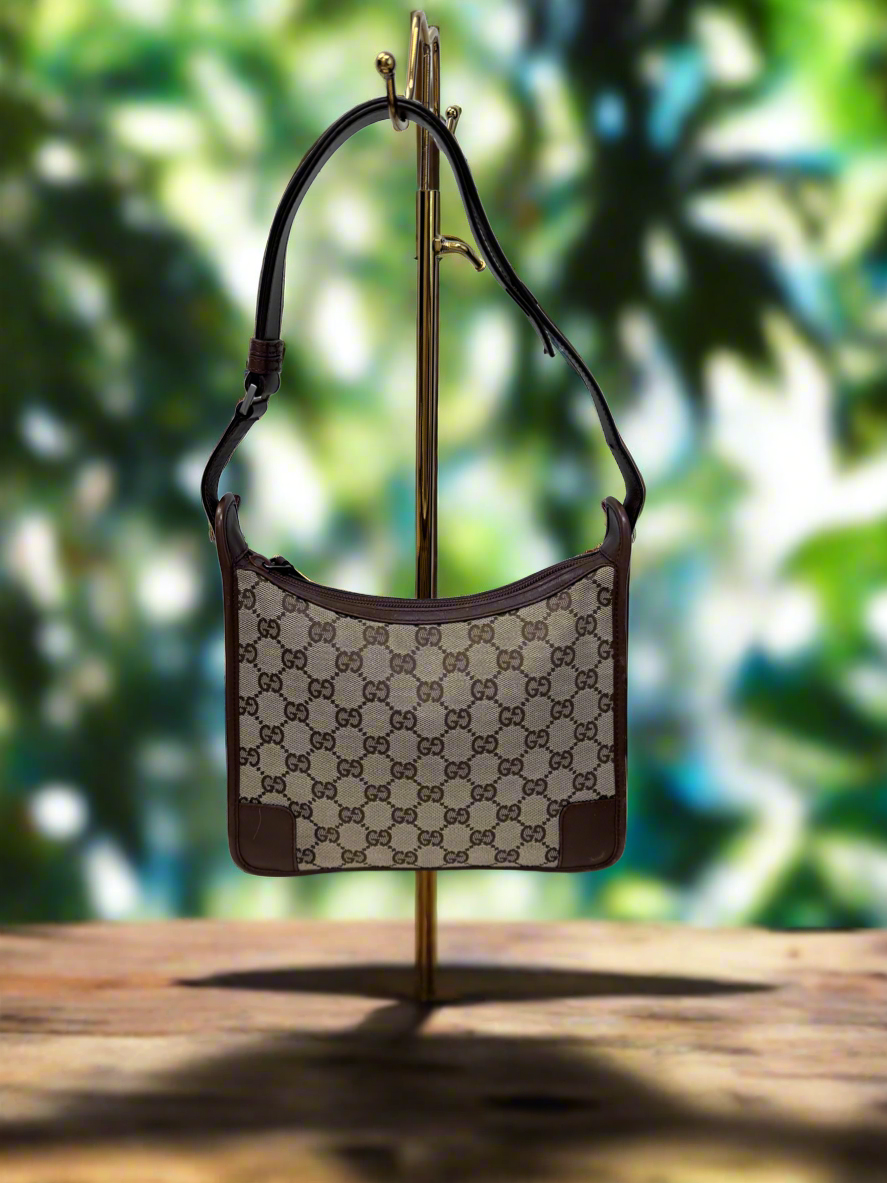 Gucci Canvas Shoulder Bag