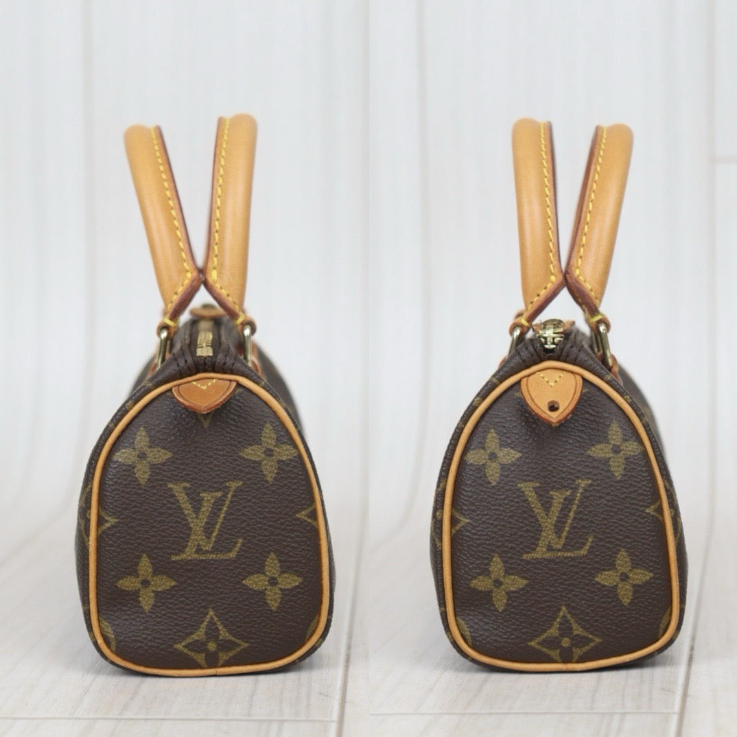Good ( Rank AB)｜ LV Monogram Mini Speedy Handbag With Shoulderstrap｜24091901
