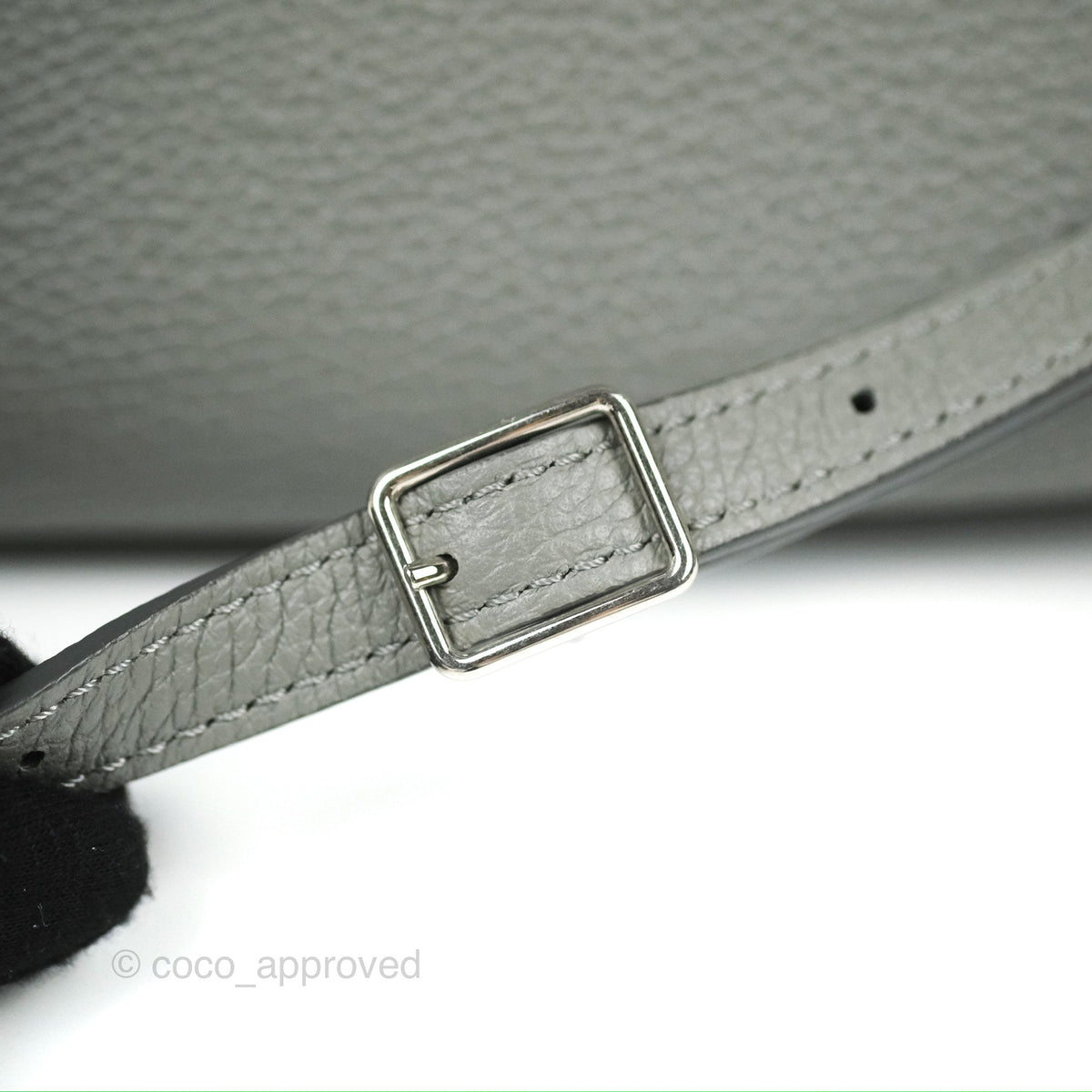 Celine Small Big Bag Grey Supple Grained Leather Silver Hardware