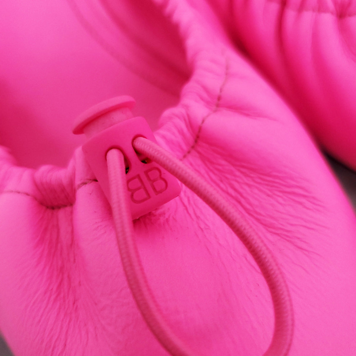 BALENCIAGA PINK SCRUNCHIE MULE - SIZE 37