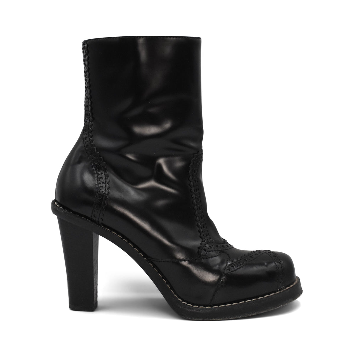Balenciaga 'Brogue' Ankle Boots - Women's 36