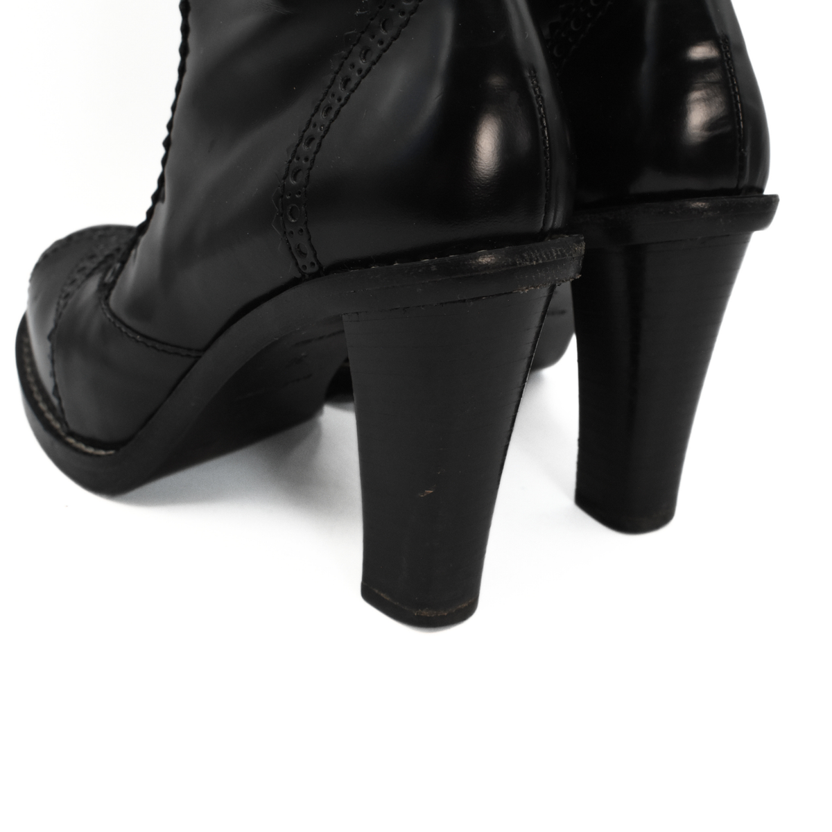 Balenciaga 'Brogue' Ankle Boots - Women's 36