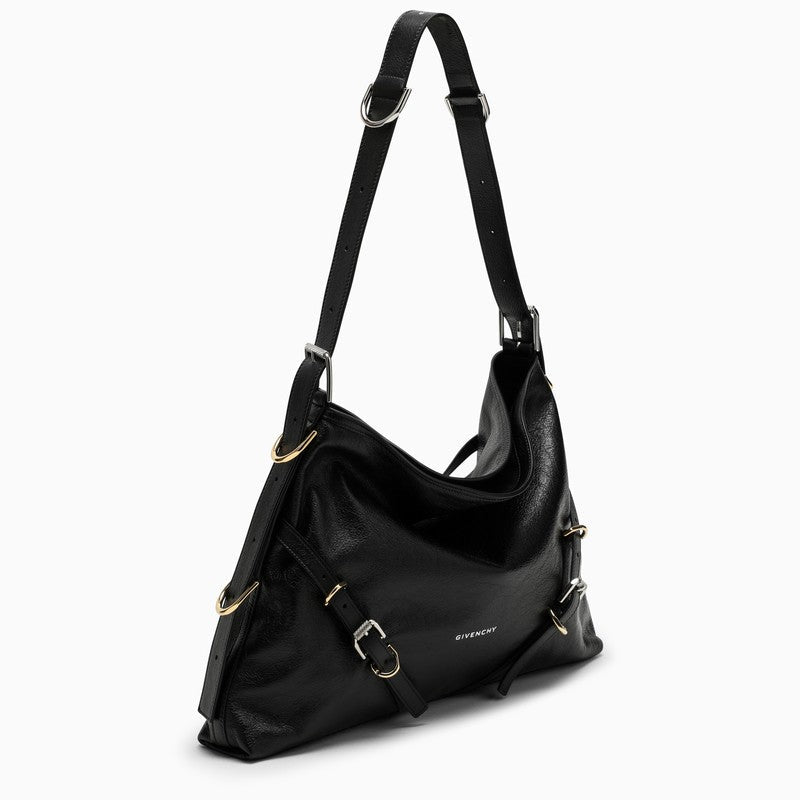 Givenchy Medium Voyou Bag In Black Leather Women