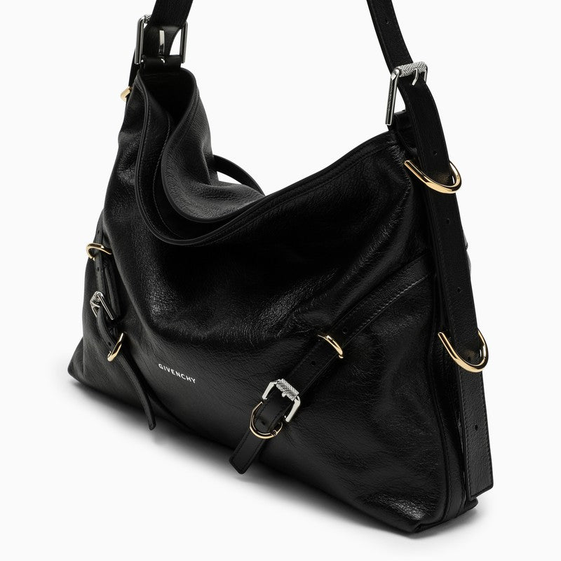 Givenchy Medium Voyou Bag In Black Leather Women