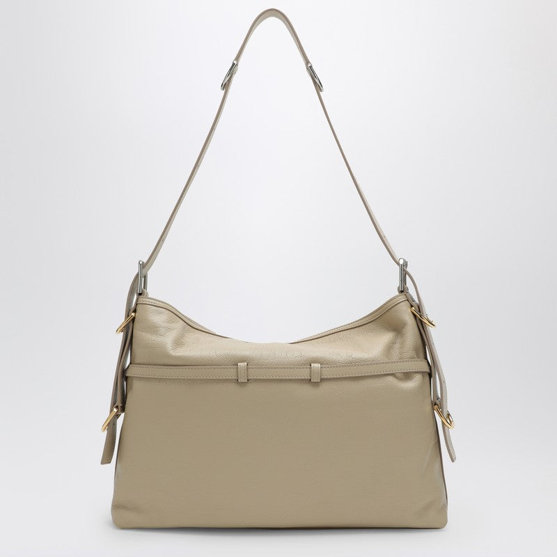 Givenchy Medium Voyou Bag In Beige Leather Women