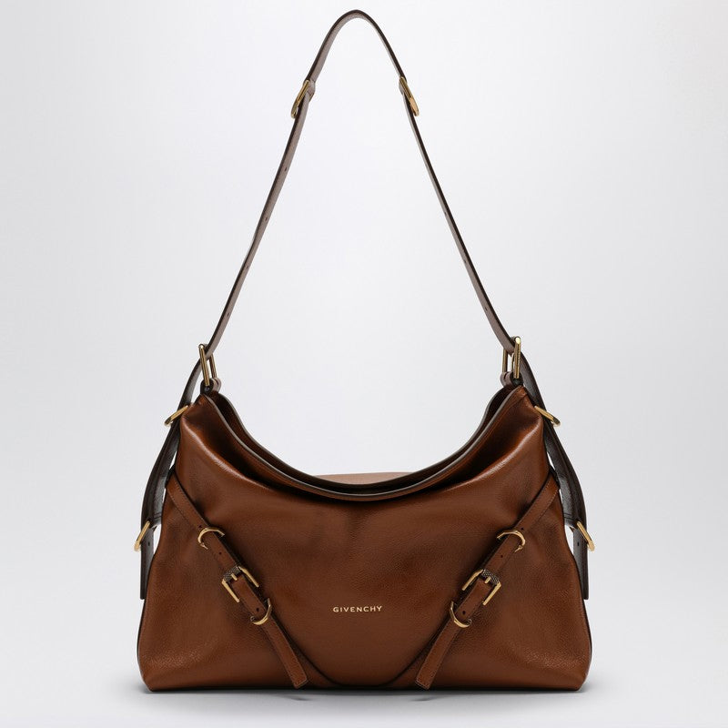 Givenchy Medium Voyou Bag In Brown Leather Women