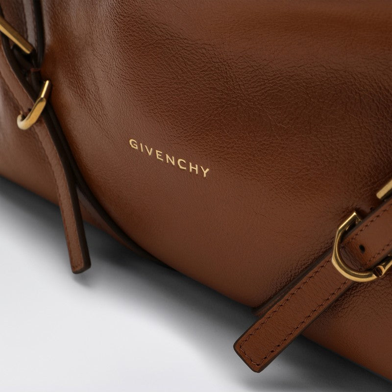 Givenchy Medium Voyou Bag In Brown Leather Women