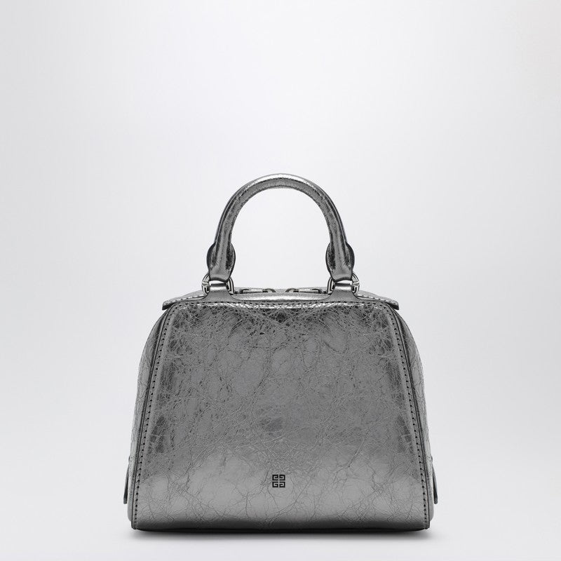 Givenchy Silver Grey Antigona Cube Nano Bag Women