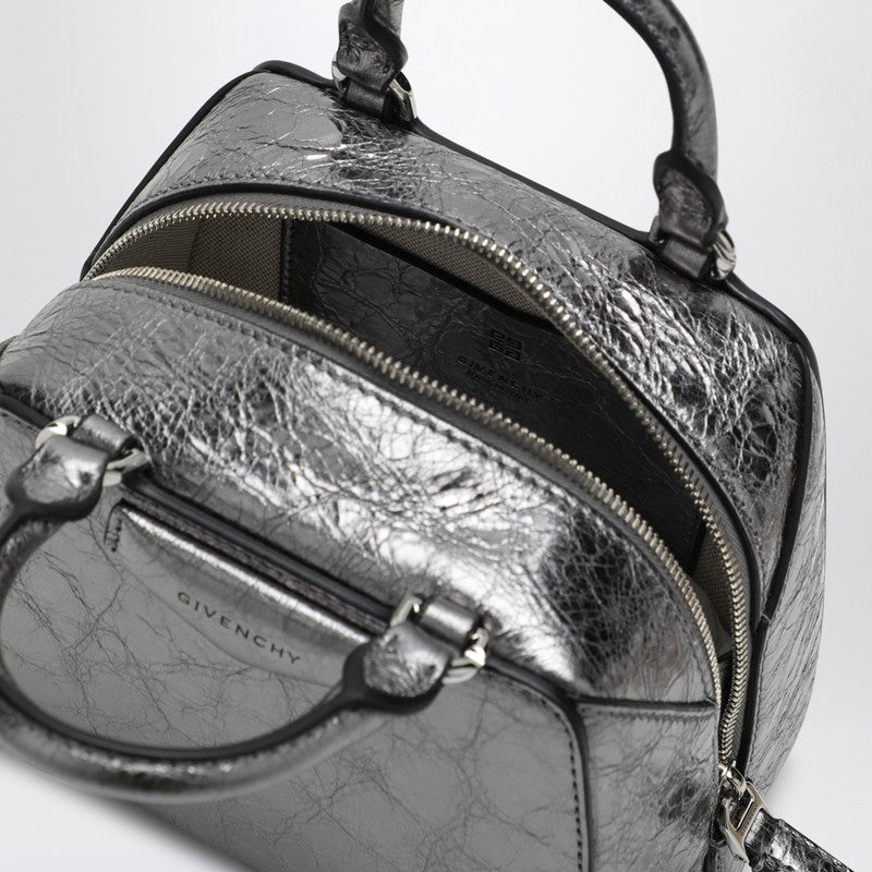 Givenchy Silver Grey Antigona Cube Nano Bag Women