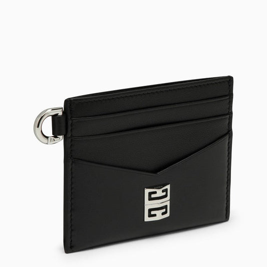 Givenchy 4G Black Leather Card Holder Women