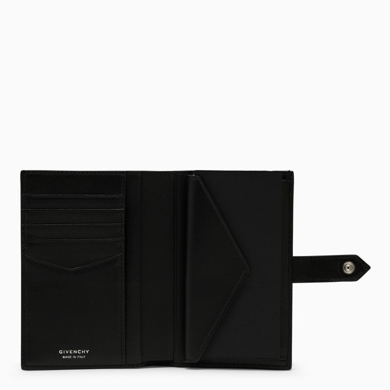 Givenchy Black Leather Card Holder With Logo Women