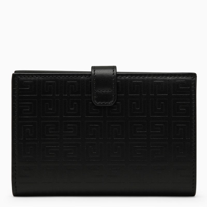 Givenchy Black Leather Card Holder With Logo Women