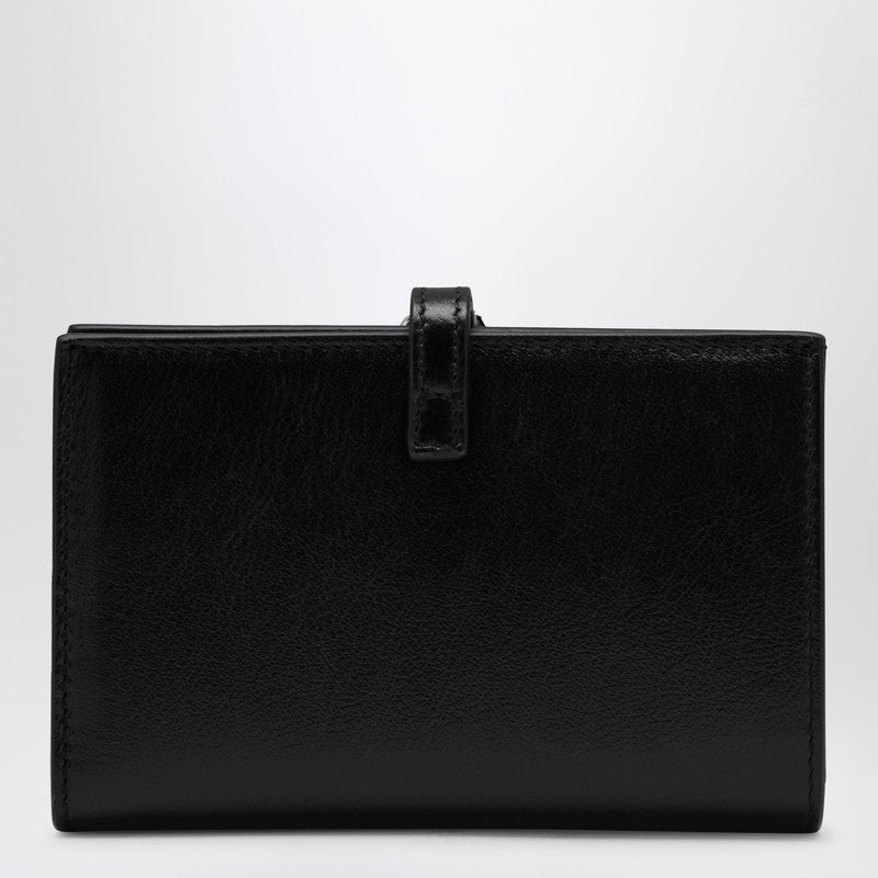 Givenchy Voyou Black Leather Wallet Women
