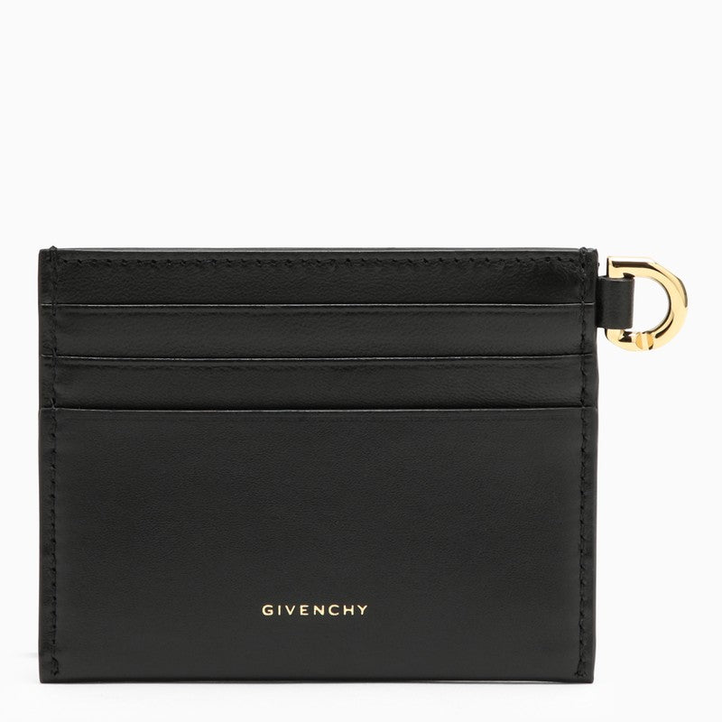 Givenchy 4G Black Leather Card Holder Women