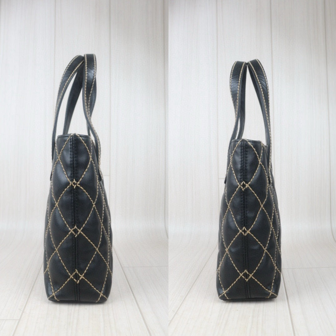 Good ( Rank AB)｜ CHANEL Calf Leather Hand Bag Made In 2002～2003Year｜VT25030112