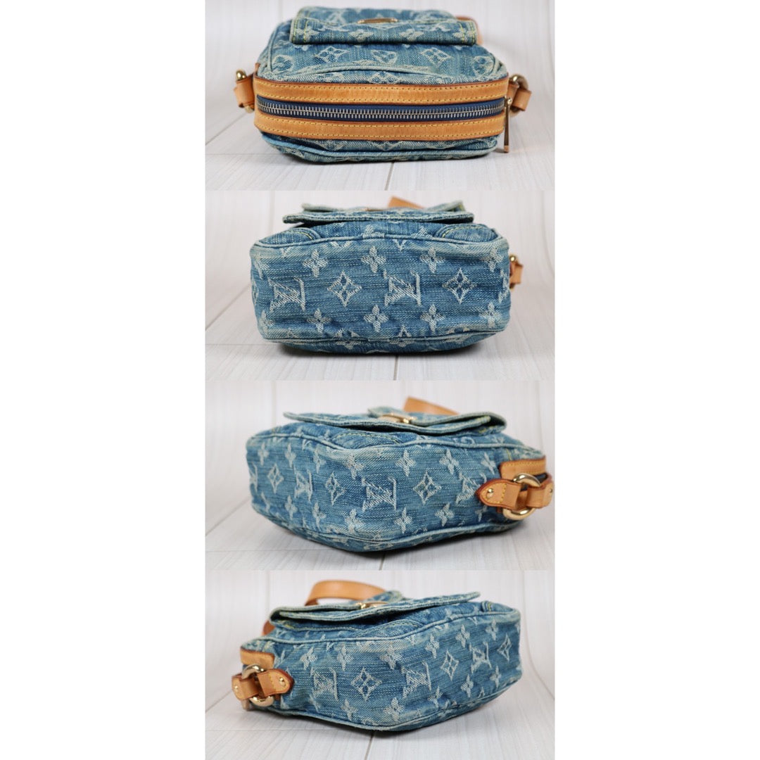 Rank AB ｜LV Monogram Denim Blue Camera Bag Shoulder Bag｜S24050704