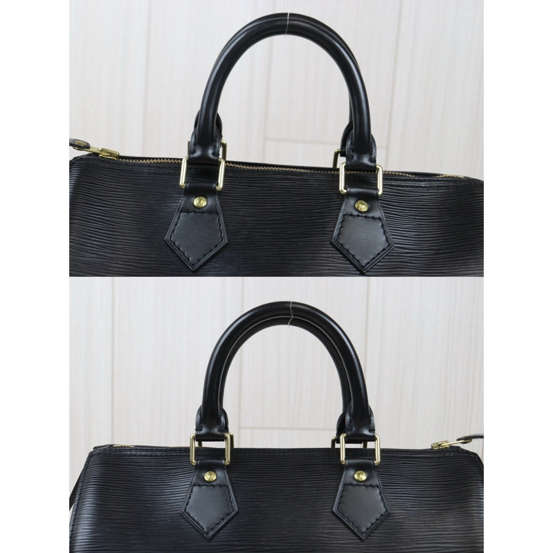 Very Good ( Rank A)｜ LV Epi Speedy 25 Hand Bag Black｜25031812