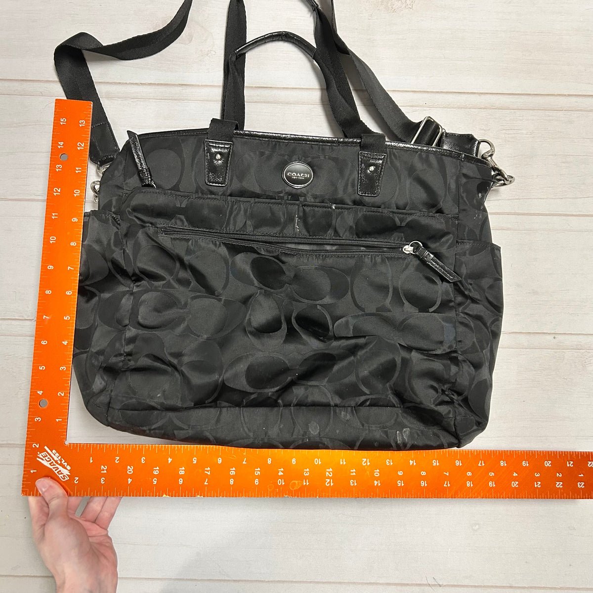 Handbag Designer By Coach, Size: Large