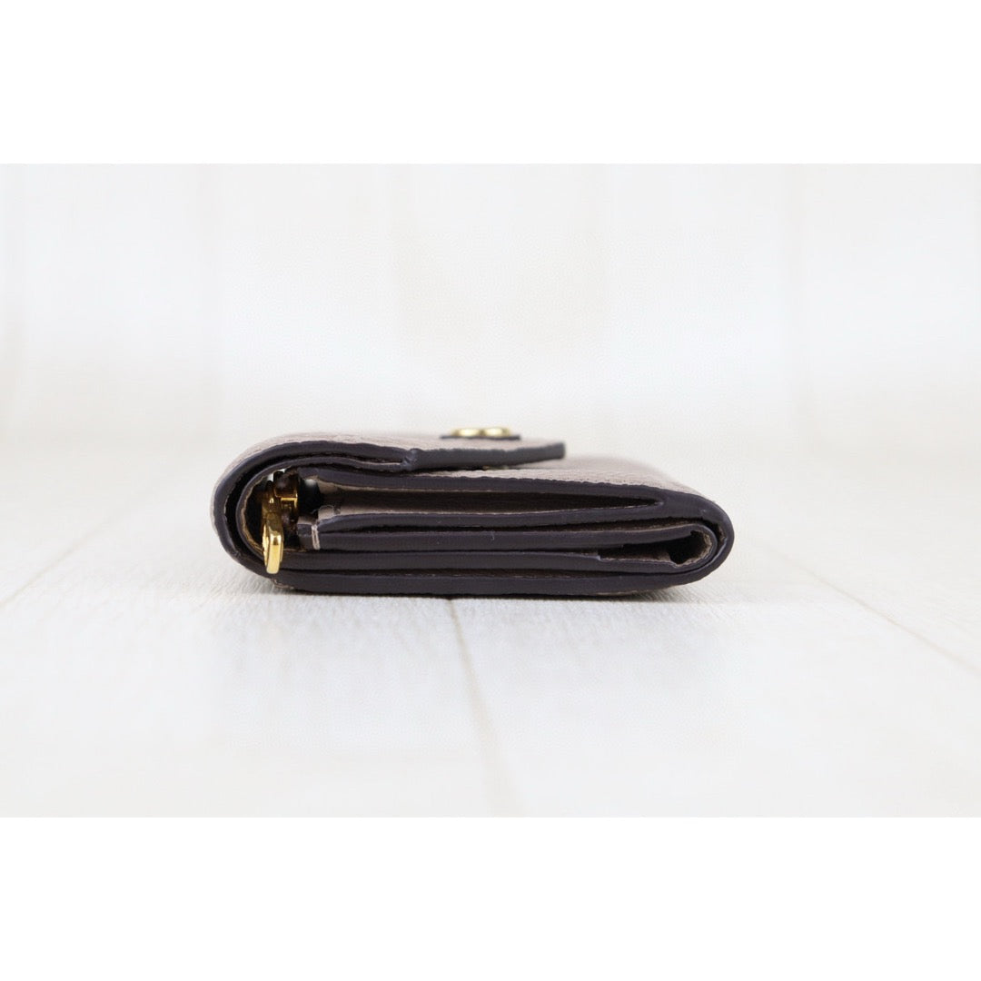Very Good ( Rank A)｜  LV  Monogram Zoe Wallet Grey  IC Chips Model ｜Counter Price ￥99,000JPY｜H25022601