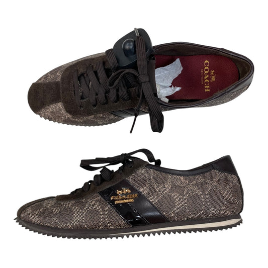 Shoes Designer By Coach In Brown, Size:7.5