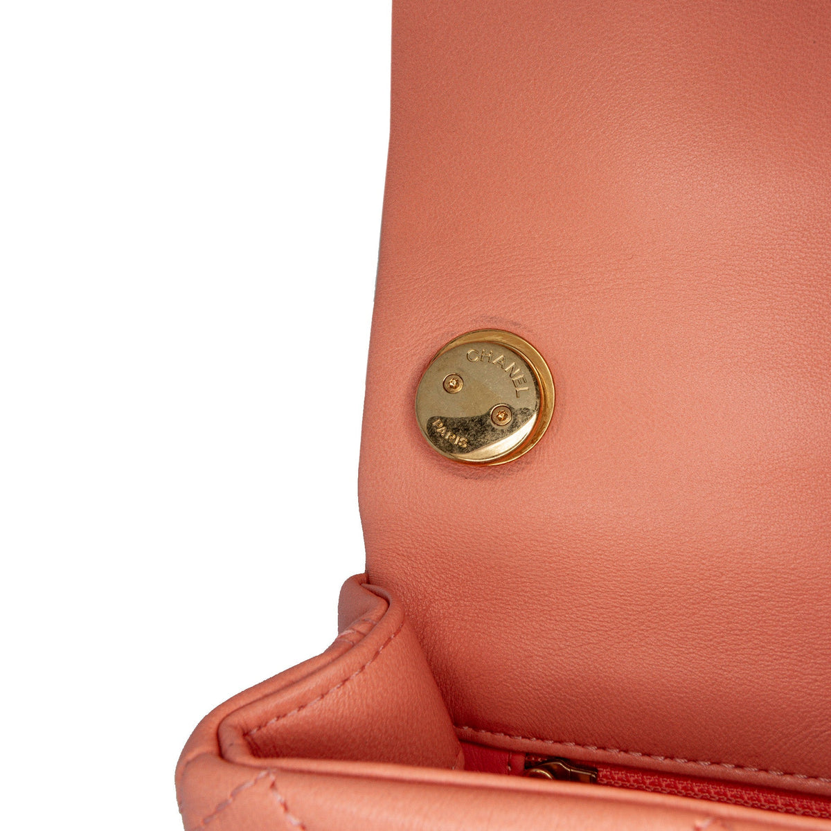 Pink Chanel Small Lambskin Color Match Flap Satchel