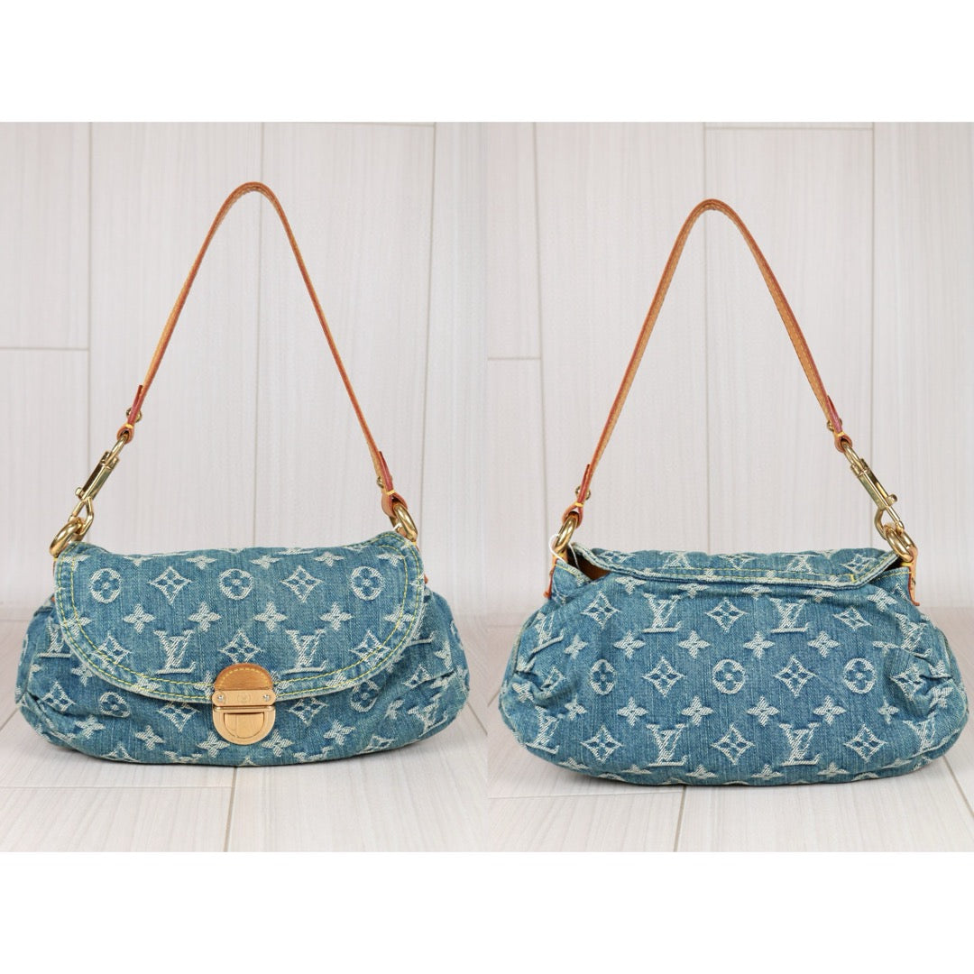 Rank AB ｜  LV Monogram Denim  Shoulder Bag  ｜S24080504