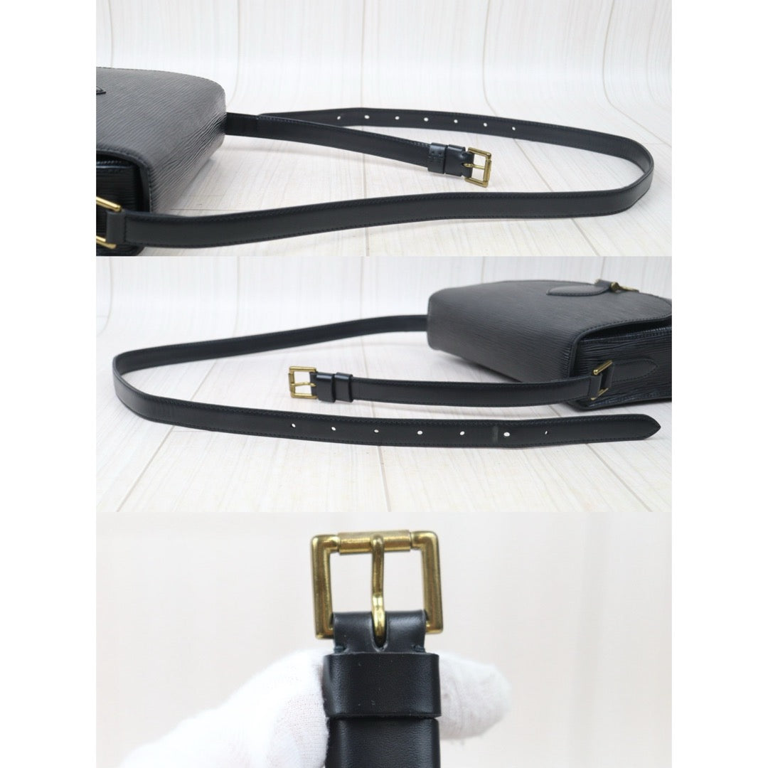 Very Good ( Rank A)｜LV Epi Saint-Cloud GM Shoulder Bag Black｜24100411