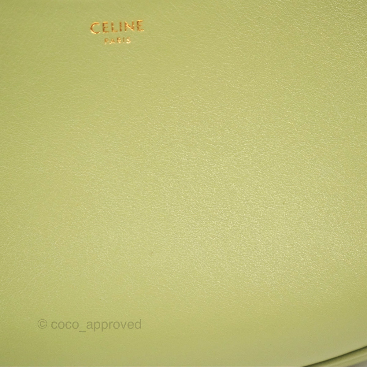 Celine Ava Bag Avocado Green Calfskin