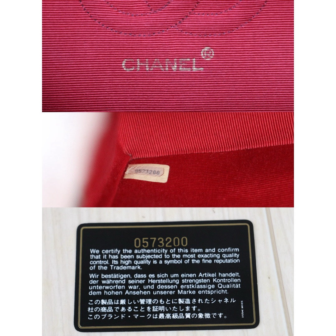Rank A ｜ CHANEL Canvas Double Flap 25 Shoulder Bag Black Made In 1986-1988Year｜ 24072303