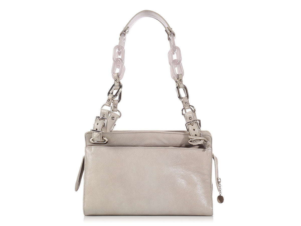 Balenciaga Gray Cherche Midi Satchel