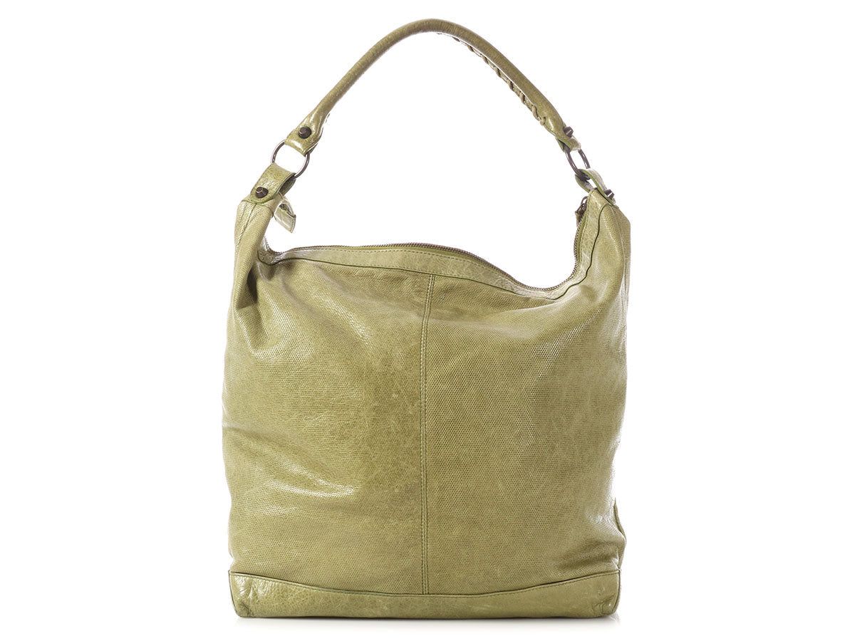 Balenciaga 2010 Classic Olive Perforated Day