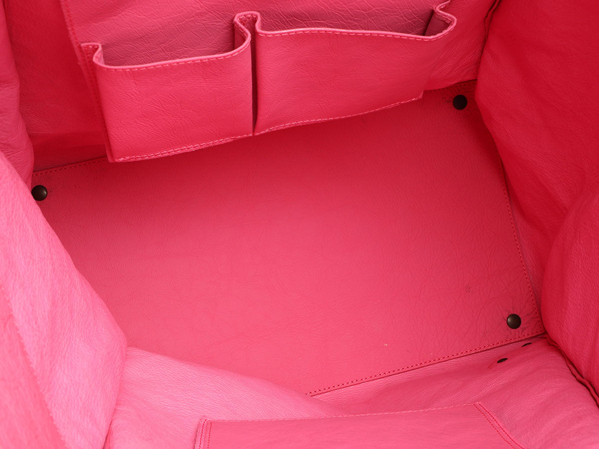 Balenciaga 2013 Pink Papier Basket Tote
