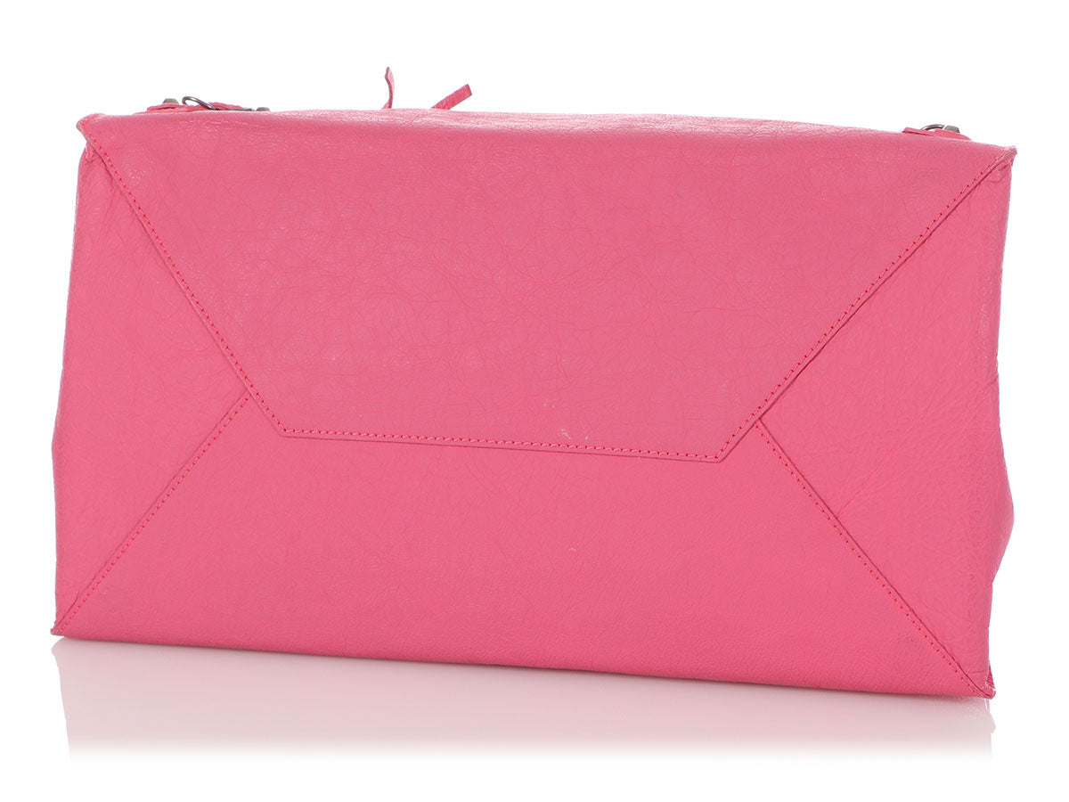 Balenciaga 2013 Pink Papier Basket Tote