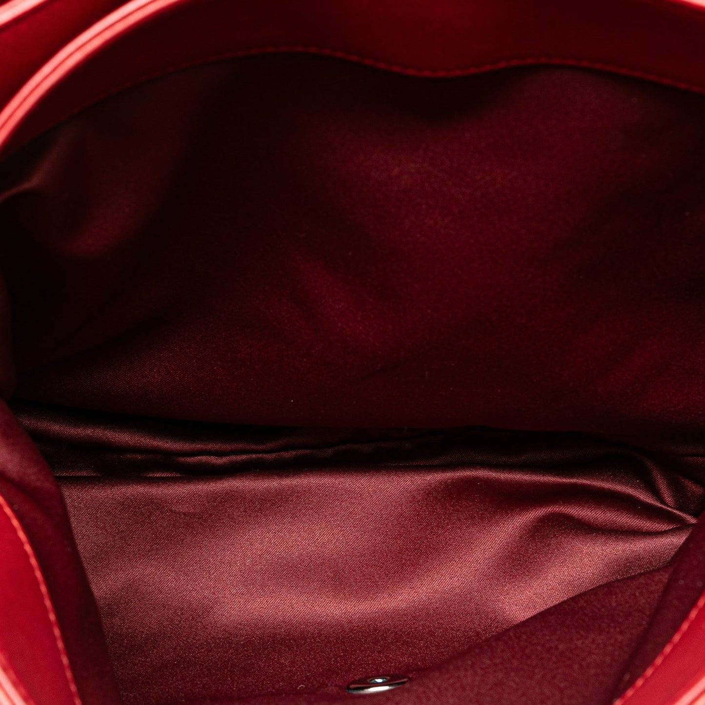 Red Chanel Maxi Lambskin 3 Accordion Flap Shoulder Bag