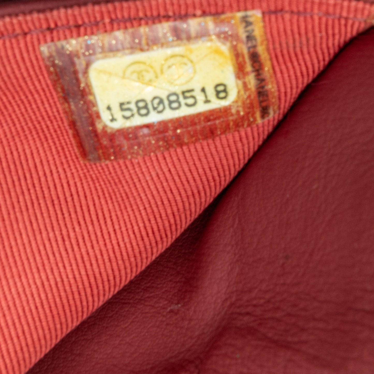 Red Chanel Classic Lambskin Wallet on Chain Crossbody Bag